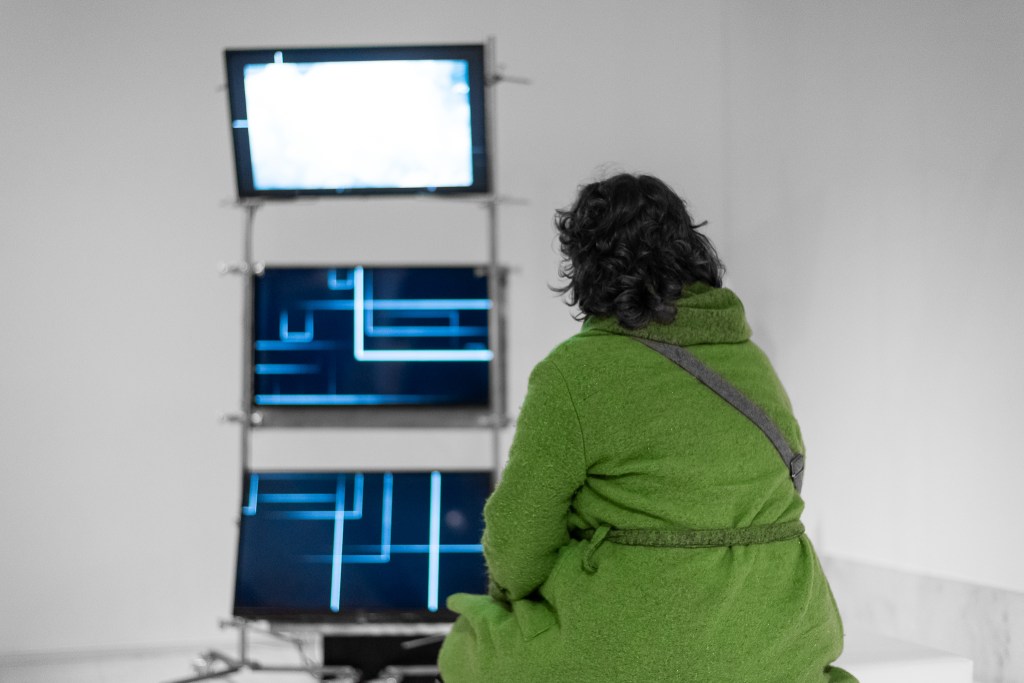 Photos from solo exhibition LIne +1233m -1233m , Kresija Gallery Ljubljana, Aprile - May 2023