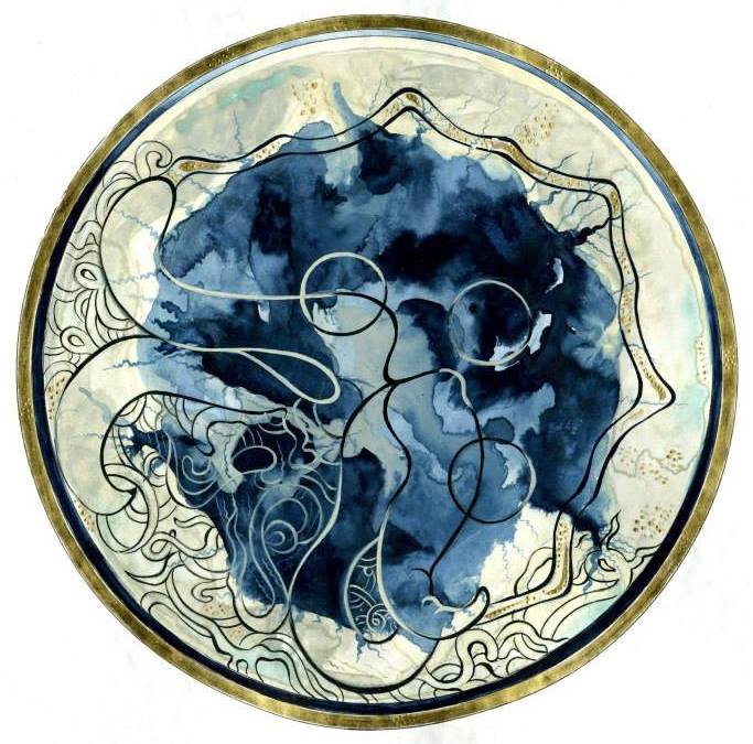 deep blue jellyfish